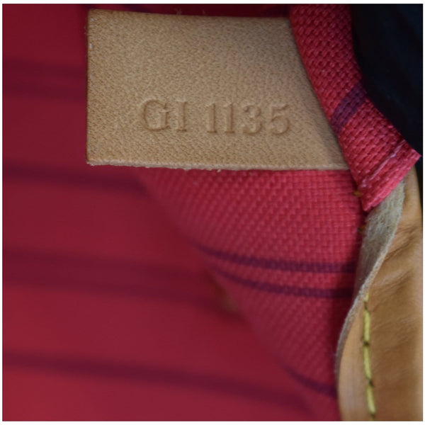 Louis Vuitton Neverfull MM V Grenade Canvas Hand Bag code GI1135