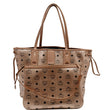 MCM Reversible Liz Medium Visetos Canvas Shopper Tote Bag