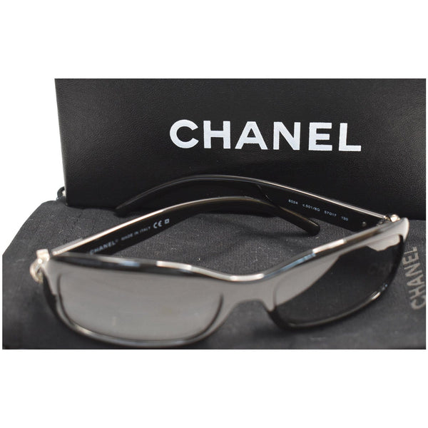 CHANEL 6024 C501/8G Women Sunglasses Black Lens