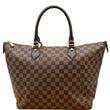 LOUIS VUITTON Saleya MM Damier Ebene Tote Bag Brown