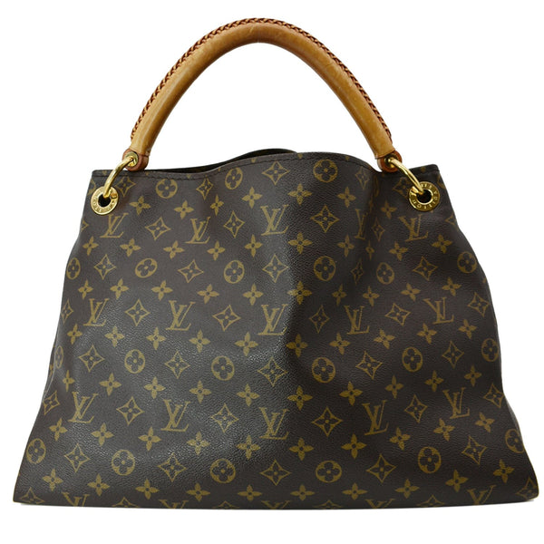 LOUIS VUITTON Artsy MM Monogram Canvas Shoulder Bag Brown