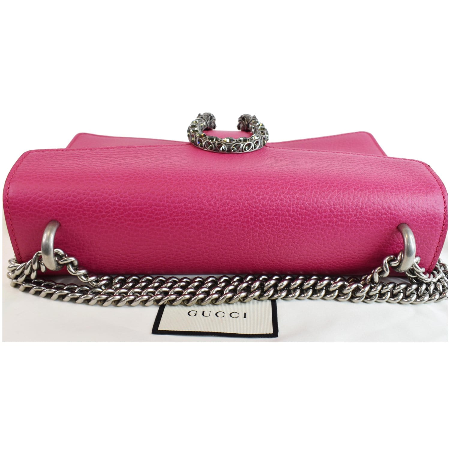 Gucci Dionysus Pink Corduroy Super Mini Crossbody Clutch Bag