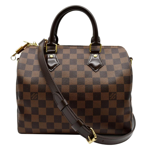 Louis Vuitton Speedy 25 Bandouliere Damier Ebene 2Way Bag