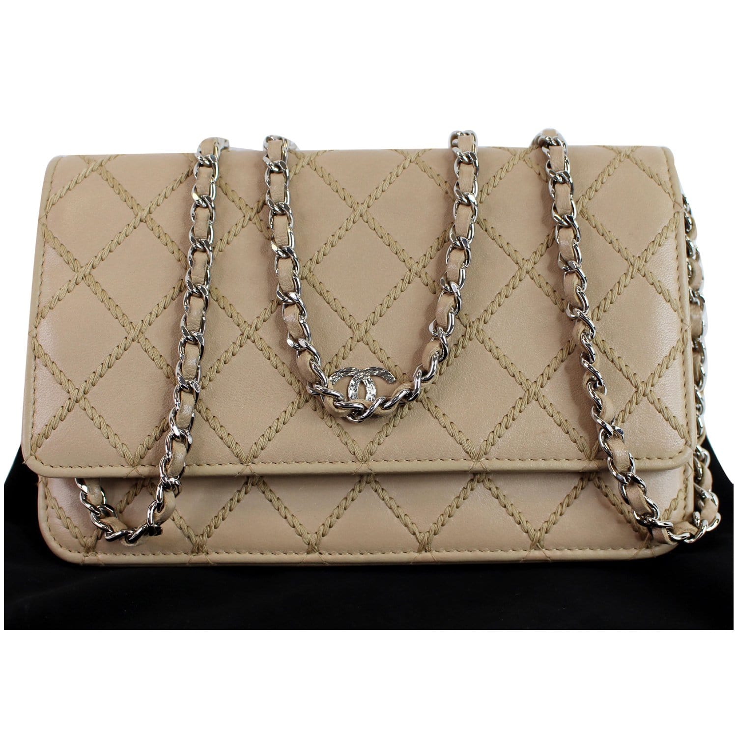 Chanel Black Diamond Stitch Soft Lambskin Flap Bag – Boutique Patina