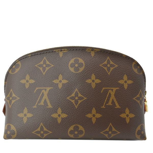 LOUIS VUITTON Monogram Canvas Cosmetic Pouch Brown
