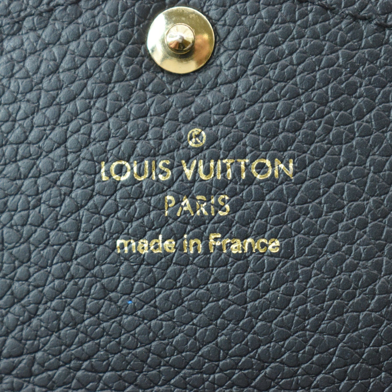 LOUIS VUITTON Empreinte Key Pouch Black 1283425