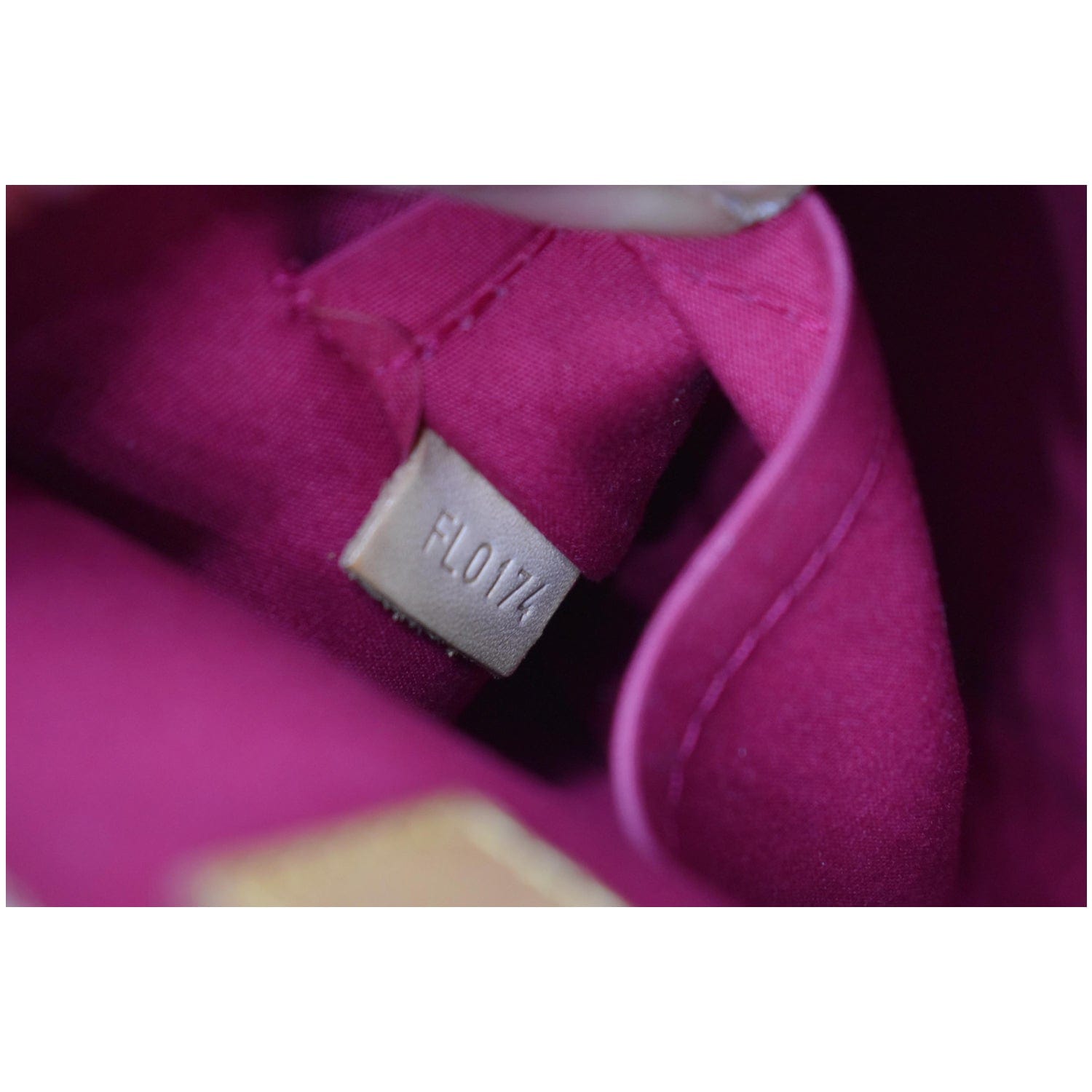 Purple Louis Vuitton Vernis Alma PM Handbag