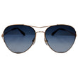 Givenchy Pilot Copper Gold Sunglasses Blue Lens