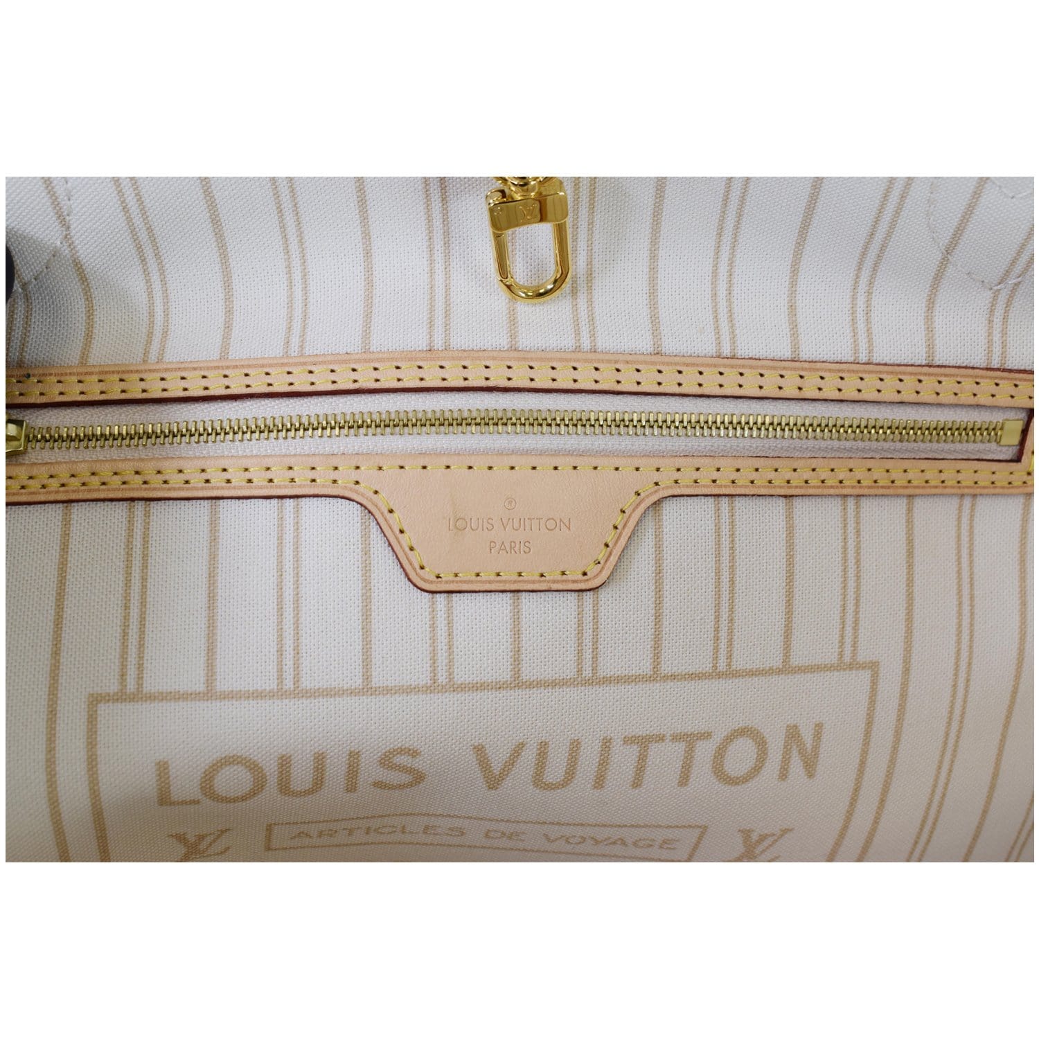 Louis Vuitton Damier Azur Neverfull MM w/ Pouch - Neutrals Totes, Handbags  - LOU781863