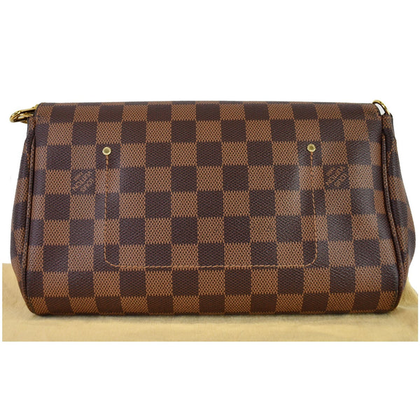 LOUIS VUITTON Favorite MM Damier Ebene Crossbody Bag Brown