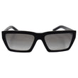 PRADA PR04VS-1AB5O0 Sunglasses Grey Gradient Silver Mirror Lens