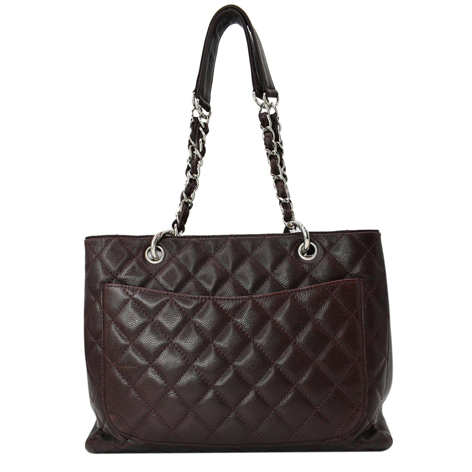 Chanel Chocolate Bar Leather Tote Bag (SHG-35497) – LuxeDH