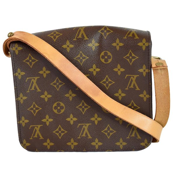 Louis Vuitton Cartouchiere PM Monogram Canvas Tote Bag - shoulder strap 
