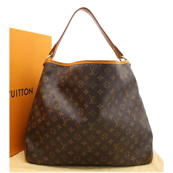 LOUIS VUITTON Delightful GM Monogram Canvas Shoulder Bag Brown