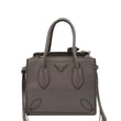 PRADA City Sport B2925R Leather 2Way Shoulder Bag Grey