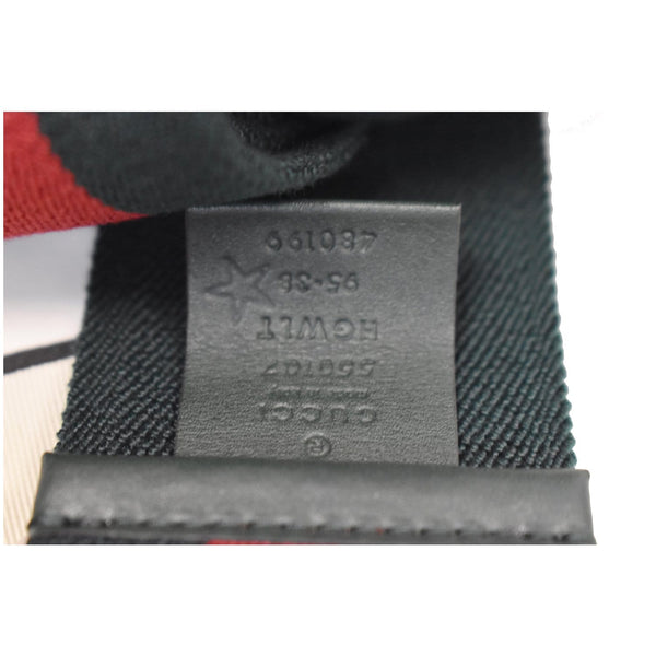 Gucci Web Double G Buckle Elastic Belt serial code