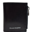 Alexander Mcqueen Logo-Print Leather Men's Black Wallet