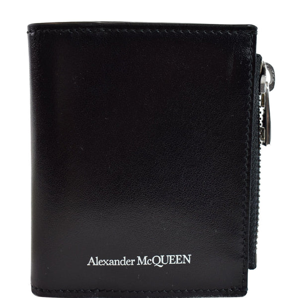 Alexander Mcqueen Logo-Print Leather Men's Black Wallet