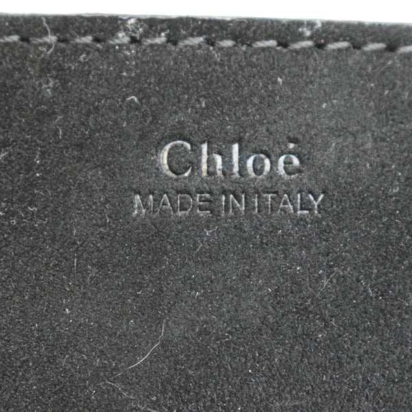 CHLOE Mini Drew Suede Calfskin Leather Crossbody Bag Black