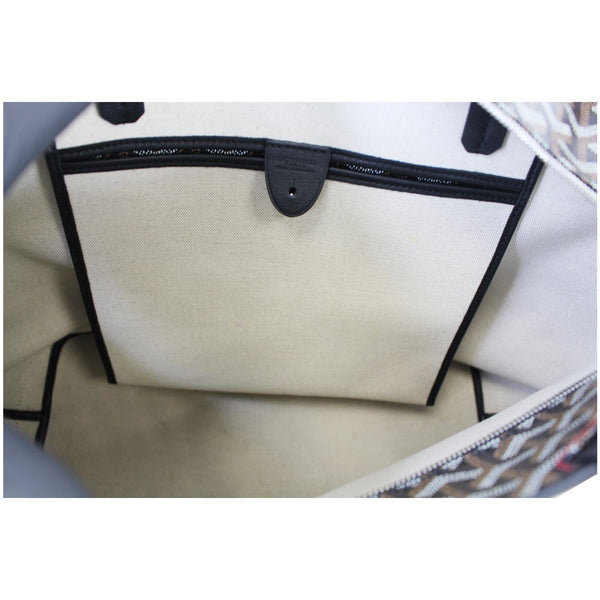 GOYARD Goyardine Canvas Artois MM Shoulder Bag Black