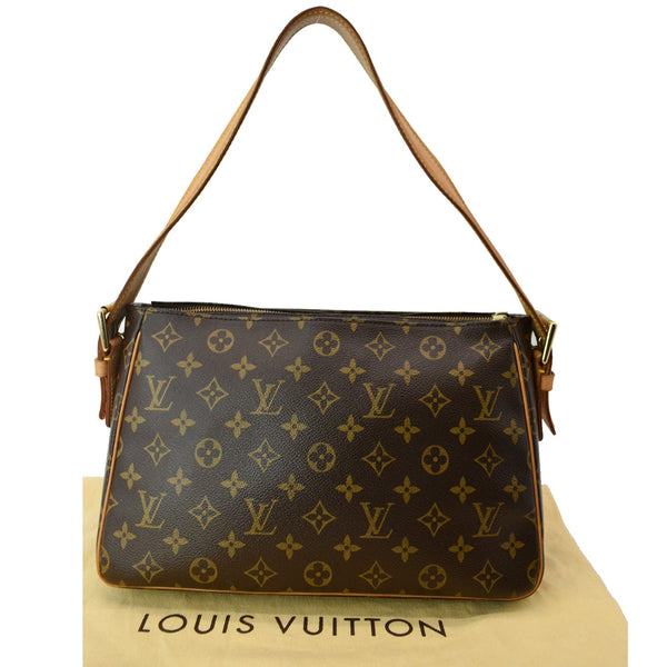 LOUIS VUITTON Viva Cite GM Monogram Canvas Shoulder Bag Brown