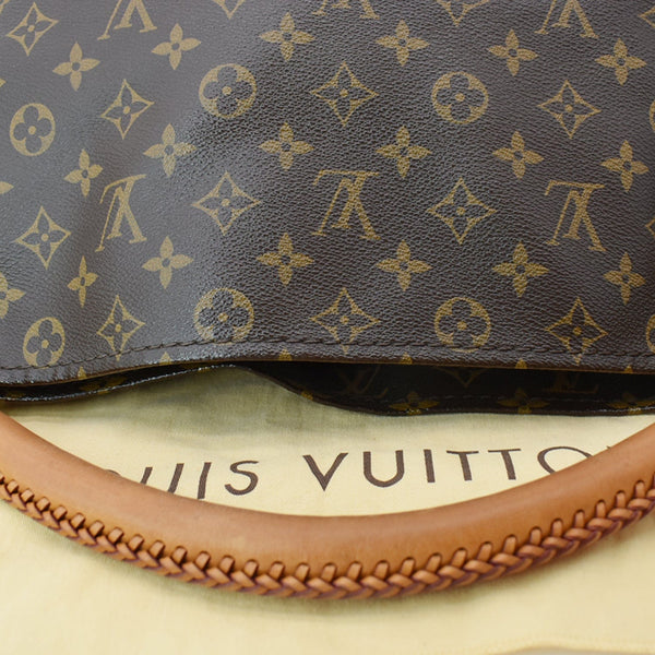 Louis Vuitton Artsy MM Monogram Canvas Hobo Bag Brown