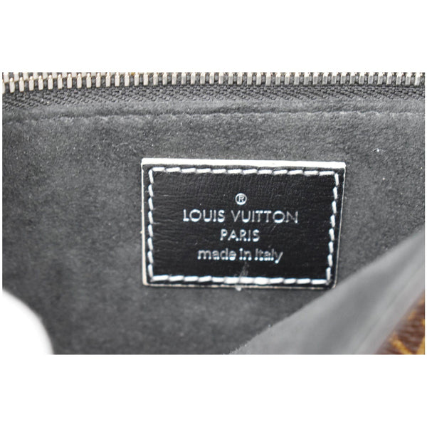 LOUIS VUITTON Chain It Monogram Canvas Shoulder Bag Black