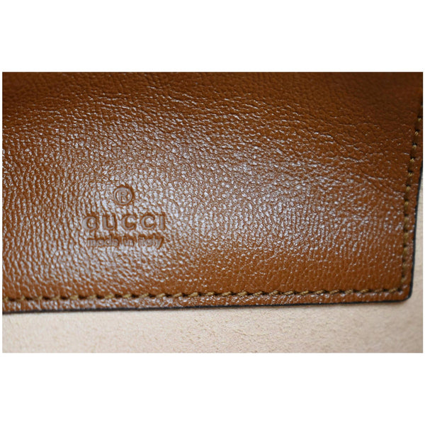 GUCCI Padlock Mini GG Supreme Canvas Top Handle Crossbody Bag Beige 652683