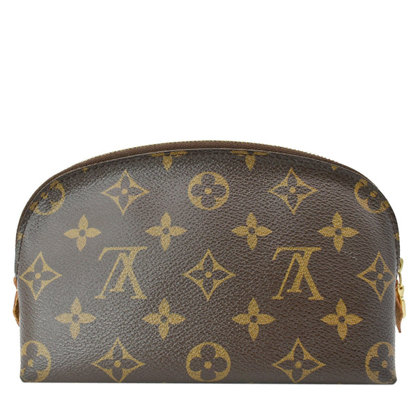 LOUIS VUITTON Monogram Canvas Cosmetic Pouch Brown