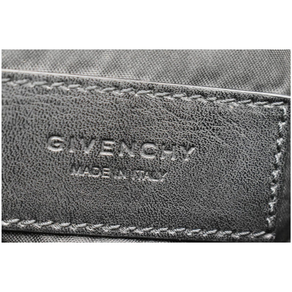 GIVENCHY MC3 Logo Leather Crossbody Bag Black