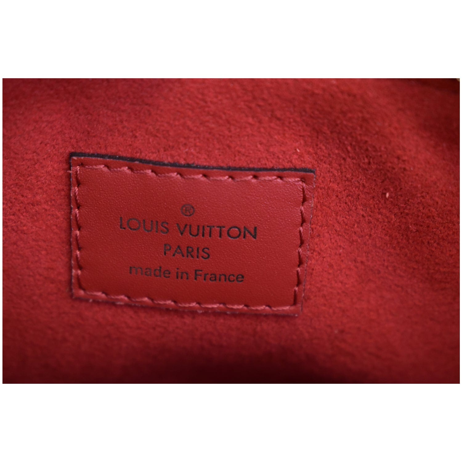 Louis Vuitton Soufflot BB Small Satchel Crossbody Monogram Brown Cerise Red  – Gaby's Bags
