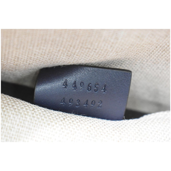 GUCCI Mini Dome Micro Guccissima Leather Crossbody Bag Blue 449654