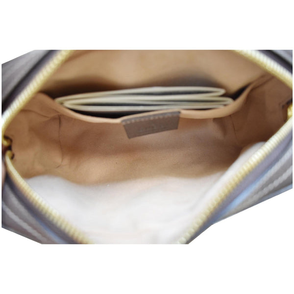 GUCCI Ophidia Small GG Supreme Canvas Web Belt Bag Brown 517076