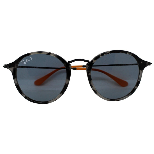 Ray-Ban RB2447 124652 Fleck Pop Tortoise Black Sunglasses Blue Polarized Lens