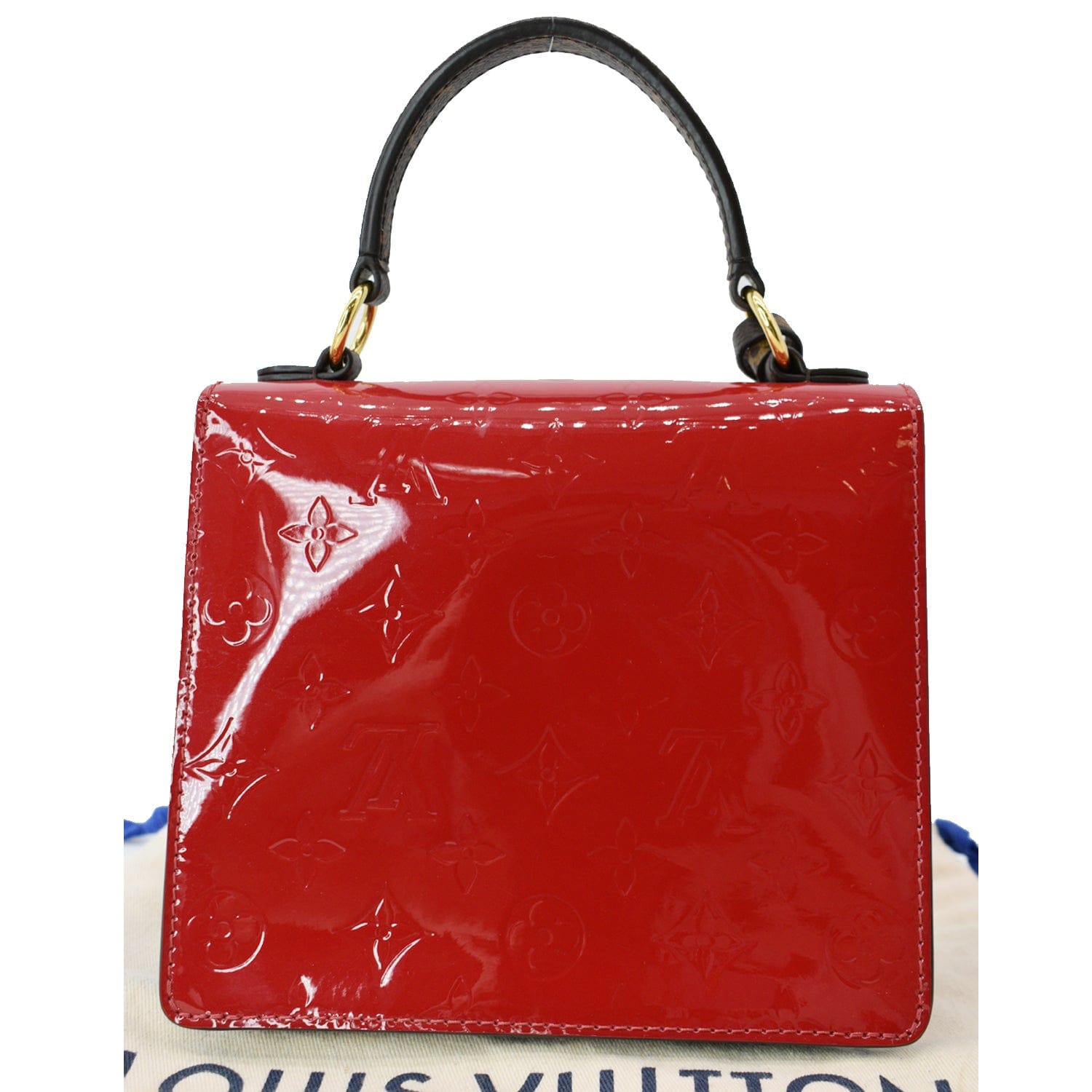 LOUIS VUITTON Spring Street Monogram Vernis Top Handle Handbag
