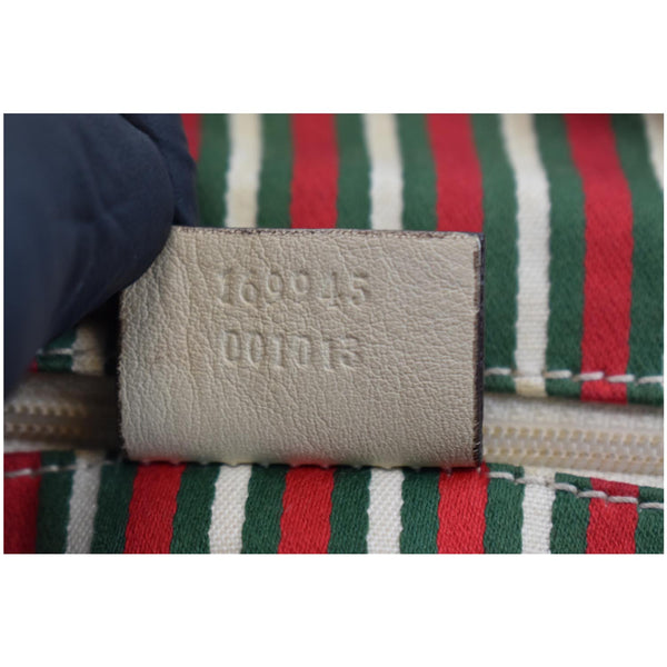 Gucci Large Britt GG Canvas Tote Bag Women | Beige  - item code