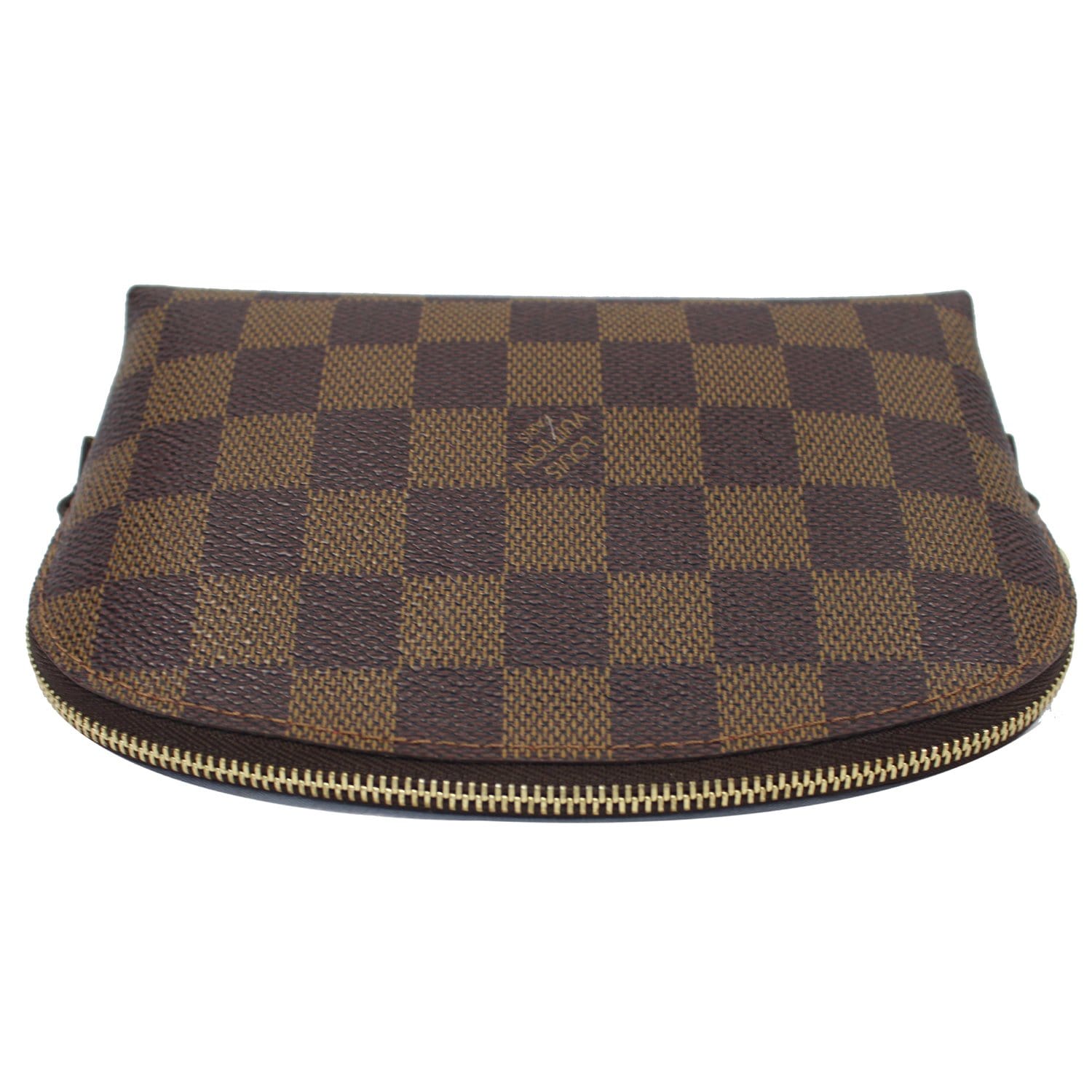 USED Louis Vuitton Damier Ebene Cosmetic Pouch AUTHENTIC