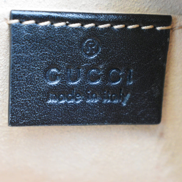 GUCCI GG Marmont Matelasse Leather Belt Bag Black 476434