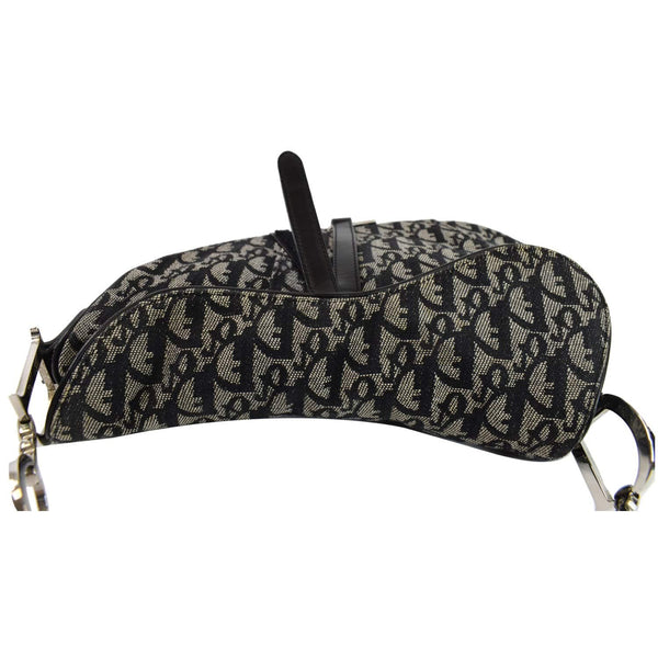 Christian Dior Saddle Oblique Jacquard leather Bag
