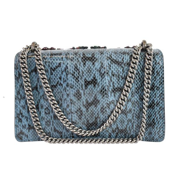 Gucci Dionysus Small Blind For Love Python Shoulder Bag chain