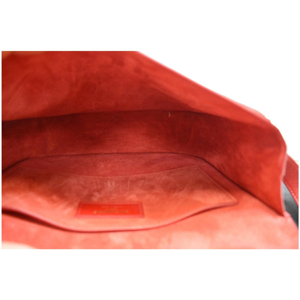 YVES SAINT LAURENT Betty Smooth Leather Shoulder Bag Red