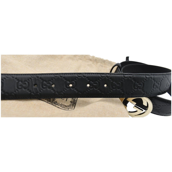 Gucci Signature Guccissima Leather Belt - Size 90.36