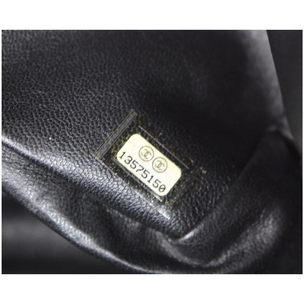 CHANEL Jumbo Classic Single Flap Caviar Leather Shoulder Bag Black