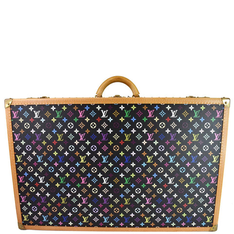 LOUIS VUITTON Alzer 80 Multicolor Monogram  Suitcase Travel Bag Black