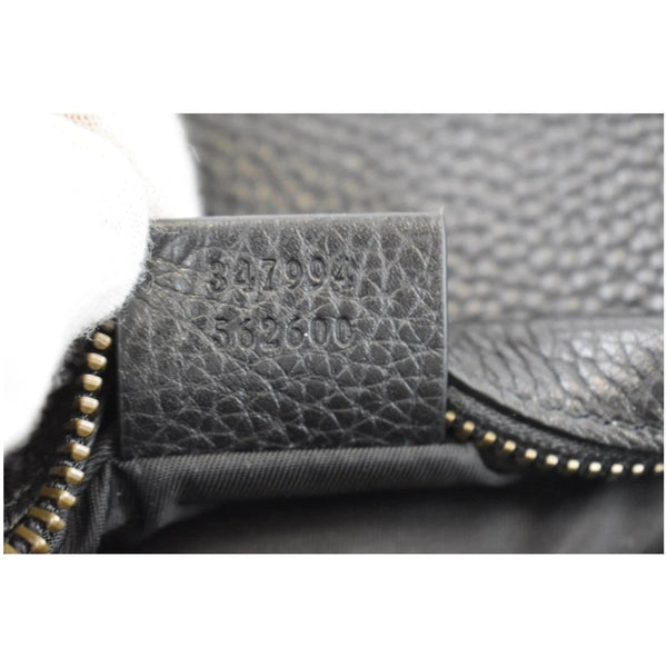 GUCCI Soho Disco Small Leather Crossbody Bag Black 347994