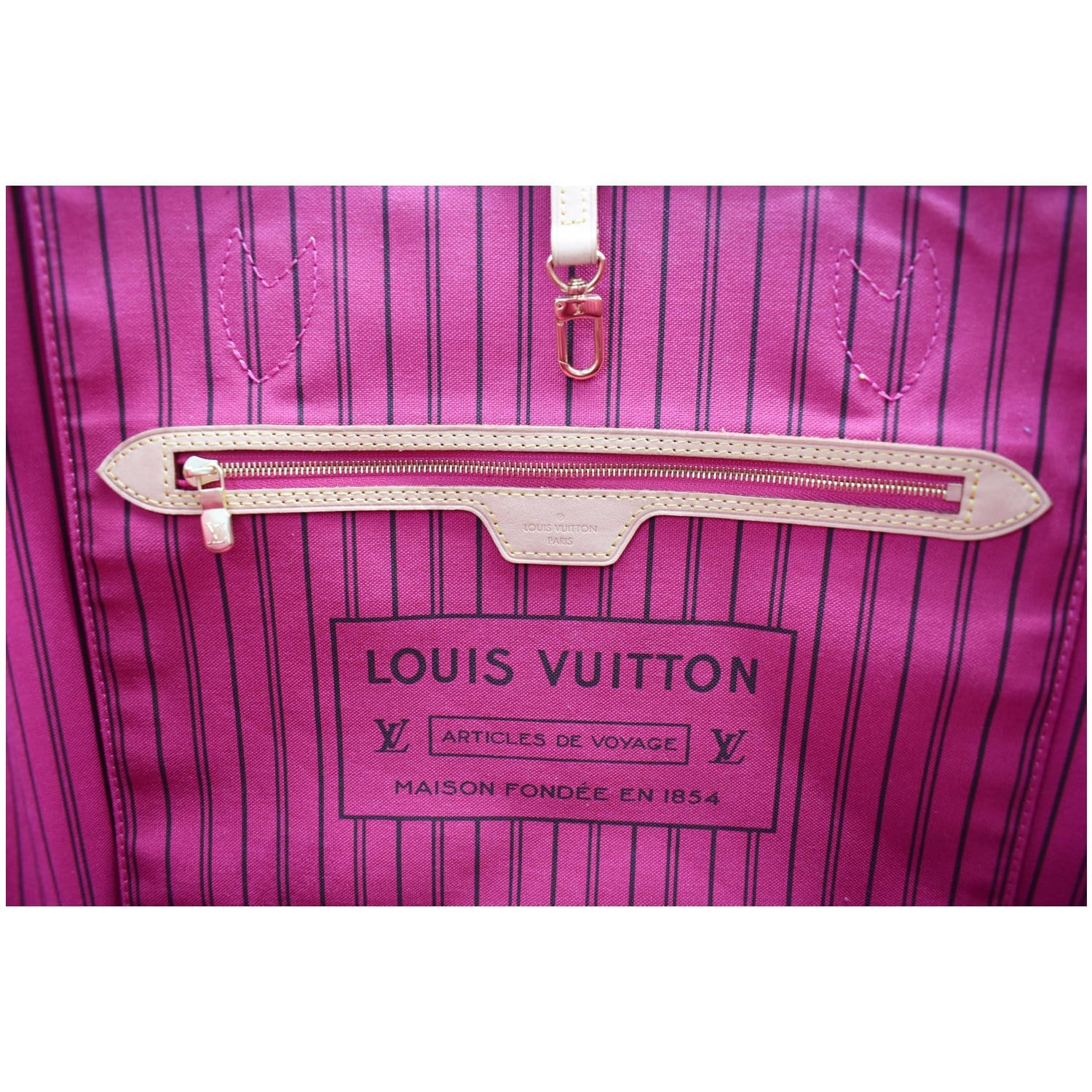 LOUIS VUITTON Neverfull GM Monogram Canvas Brown Shoulder Tote Bag M40990