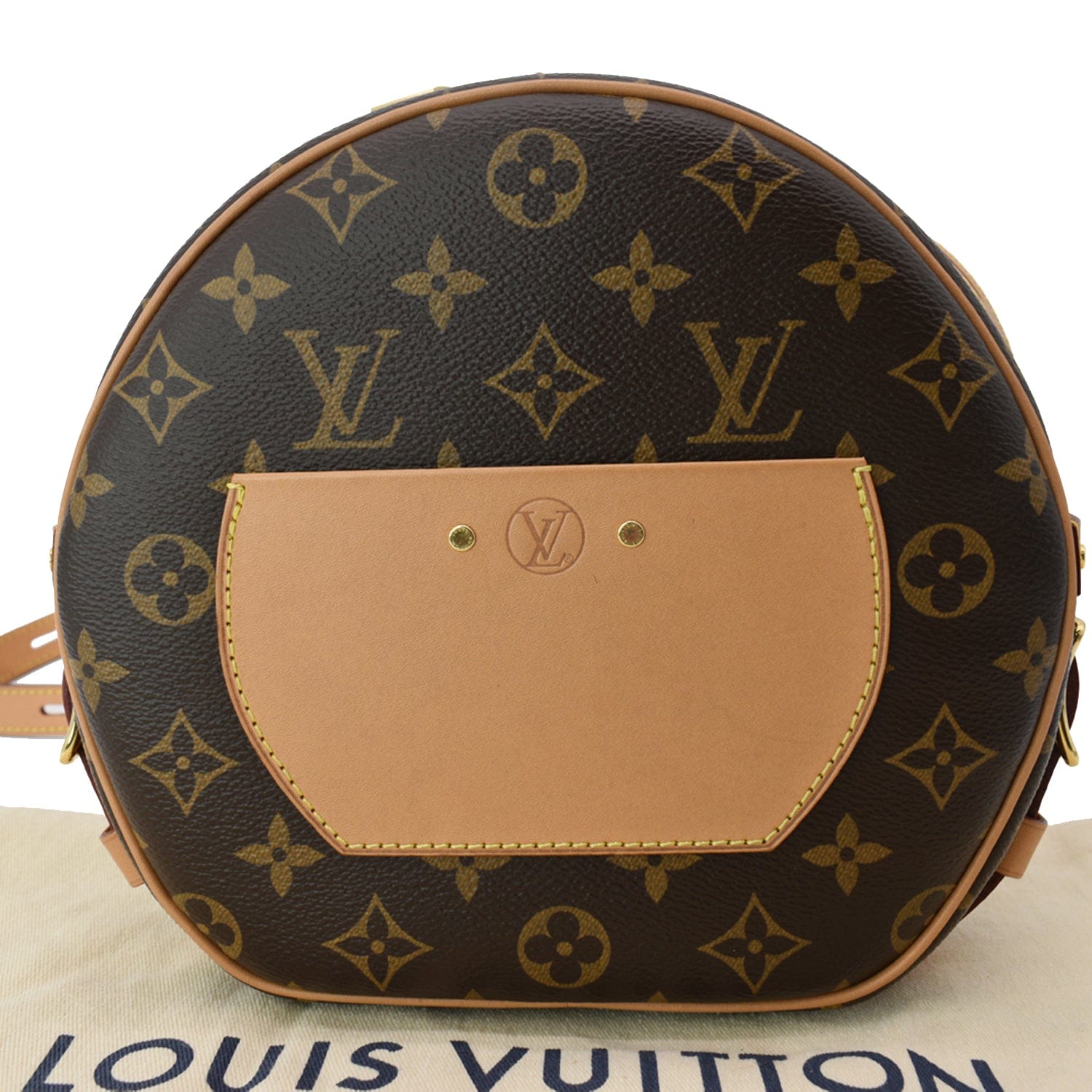 LOUIS VUITTON Boite Chapeau Souple MM Monogram Canvas Shoulder Bag Bro
