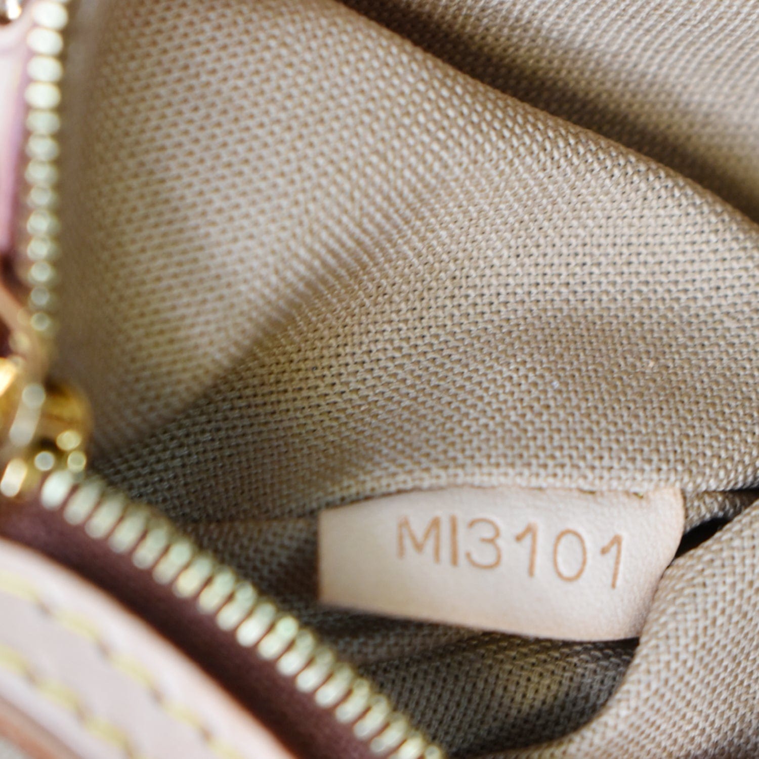 Delightful cloth handbag Louis Vuitton Brown in Cloth - 35908584