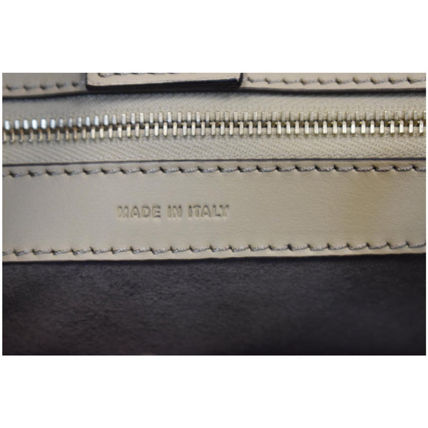 FENDI Runaway Medium Leather Tote Bag Beige