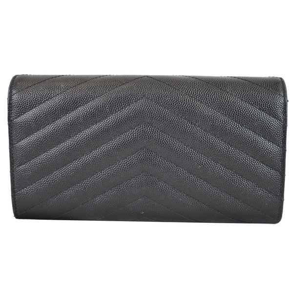 YVES SAINT LAURENT Large Grain De Poudre Wallet Black